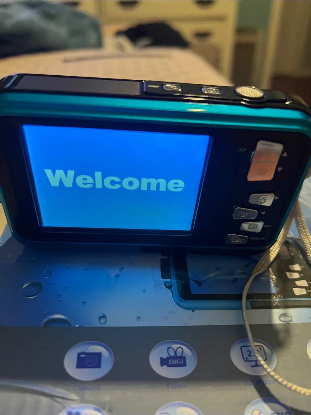 Compact Waterproof Digital Camera - Blue